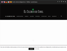 Tablet Screenshot of elcelemindeconil.com